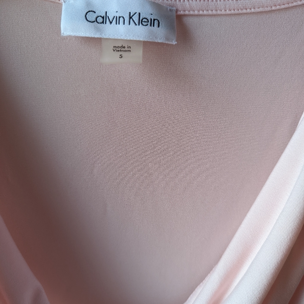 Pink Small Calvin Klein Blouse - Picture 2 of 3